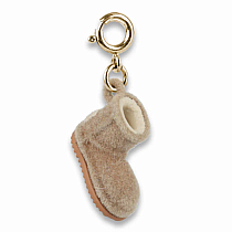 CHARM IT FUZZY BOOTIE GOLD