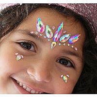FACE CRYSTALS PINK UNICORN