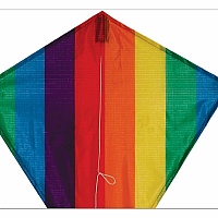 RAINBOW STRIPE 18" DIAMOND KITE