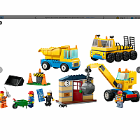 LEGO CONSTRUCTION TRUCK WRECK