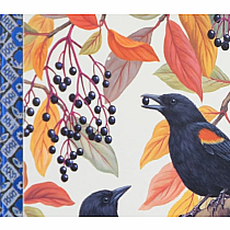 AUTUMN BLACKBIRDS LINED JOURNAL