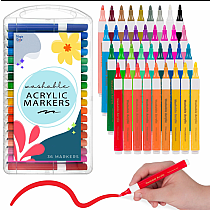 MAGIC STIX ACRYLIC MARKERS  36