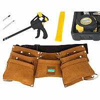 KIDS DLX TOOL SET/LEATHER BELT