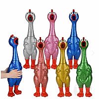 GIANT SPARKLE RUBBER CHICKEN