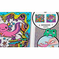 MAKE A SCENE AXOLOTL SHADOW BOX