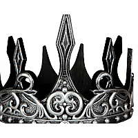MEDIEVAL CROWN SILVER/BLK