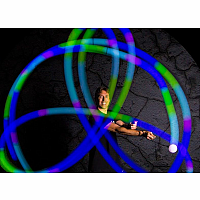 LED Poi - Spin-lightS (Pair) with Tail Covers
