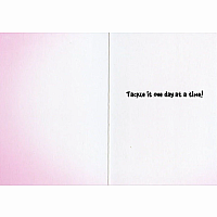FOOTBALL GIRL ENCOURAGEMENT CARD