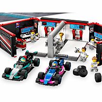 LEGO F1® Garage & Mercedes-AMG & Alpine Cars