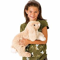 FLOPPY BUNNY HAND PUPPET