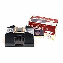FOUR DECK CARD SHUFFLER