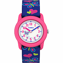 TIMEX WATCH HEARTS BUTTERFLIES