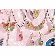WOOD RESIN CHARM JEWELRY
