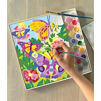 PAINT BY # BUTTERFLIES BLOOMS