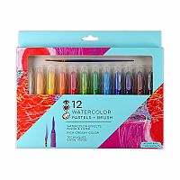 IHA 12 WATERCOLORS PASTELS/BRUSH