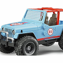 Bruder Jeep Cross Country Racer w/ Driver - Blue