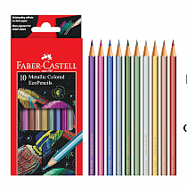 10CT METALIC ECO PENCILS