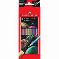 10CT METALIC ECO PENCILS