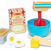 MAKE-A-CAKE WOODEN MIXER SET