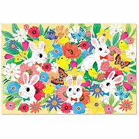FUZZY BUNNY PUZZLE 100 PC