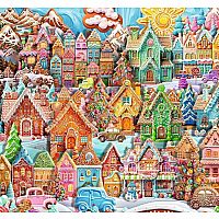 CHRISTMAS COOKIE VILLAGE 1000
