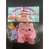 ZABA SQUISHY CAT BABY ASST
