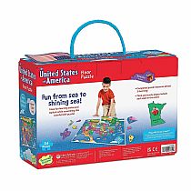 UNITED STATES FLOOR PUZ 54 PC
