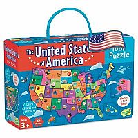 UNITED STATES FLOOR PUZ 54 PC