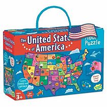 UNITED STATES FLOOR PUZ 54 PC