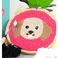 PUNCH NEEDLE KIT DOG