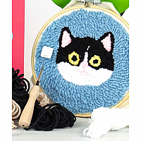 PUNCH NEEDLE KIT CAT