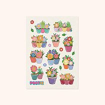 KAWAII POTTED PLANTS STKRS