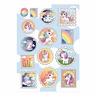 UNICORN MAGIC MAIL STKRS HOLOG