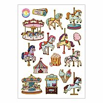 CAROUSEL FUN STKRS FOIL