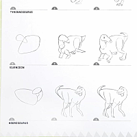 LEARN TO DRAW DINOSAURS