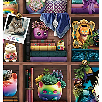 CUBBY CATS SUCCULENTS 500PC PZ