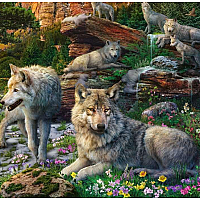 WOLVES IN SPRING 1500PC PZ