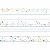 CURSIVE WRITING LEARNING MAT