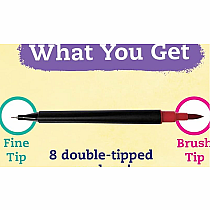 KLUTZ BRUSH PEN DOODLES