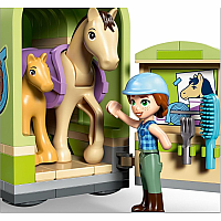 LEGO HORSE AND FOAL TRAILER