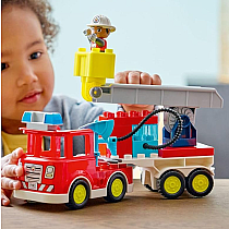 DUPLO FIRE TRUCK W HOSE/FIRE