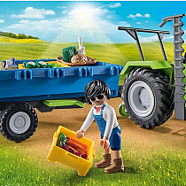 PM HARVESTER TRACTOR W TRAILER