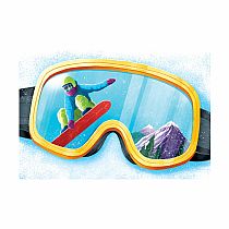 SNOWBOARDER GOGGLES ENCL CARD