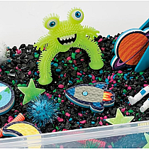 Sensory Bin Outer Space
