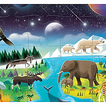 EARTH/SPACE ABOVE AND BELOW 48 PC PUZ