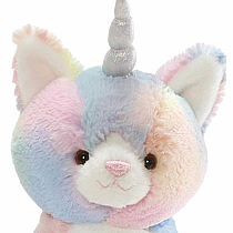 Rainbow Shimmer Caticorn, 9 In