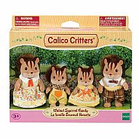 CC BLACK WALNUT SQUIRREL FAMILY-CALICO CRITTERS