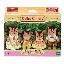 CC BLACK WALNUT SQUIRREL FAMILY-CALICO CRITTERS