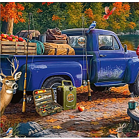 SUNSET LAKE 300 PC LRG FRMT