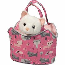 PURR-FECT SASSY SAK WHITE CAT